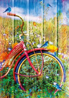 Bluebirds on a Bicycle - 1000 Teile Puzzle 