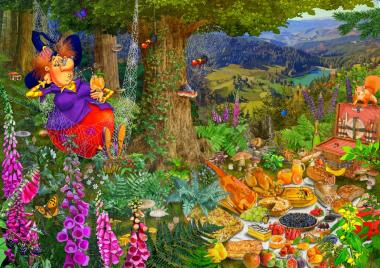 The Witch Picnic- 1500 Teile Puzzle 
