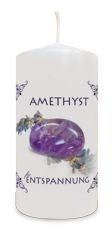Amethyst Mini-Energiekerze 