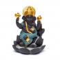 Ganesha auf Lotus - Backflow Kegelhalter 
